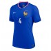 Maglie da calcio Francia Dayot Upamecano #4 Prima Maglia Femminile Europei 2024 Manica Corta